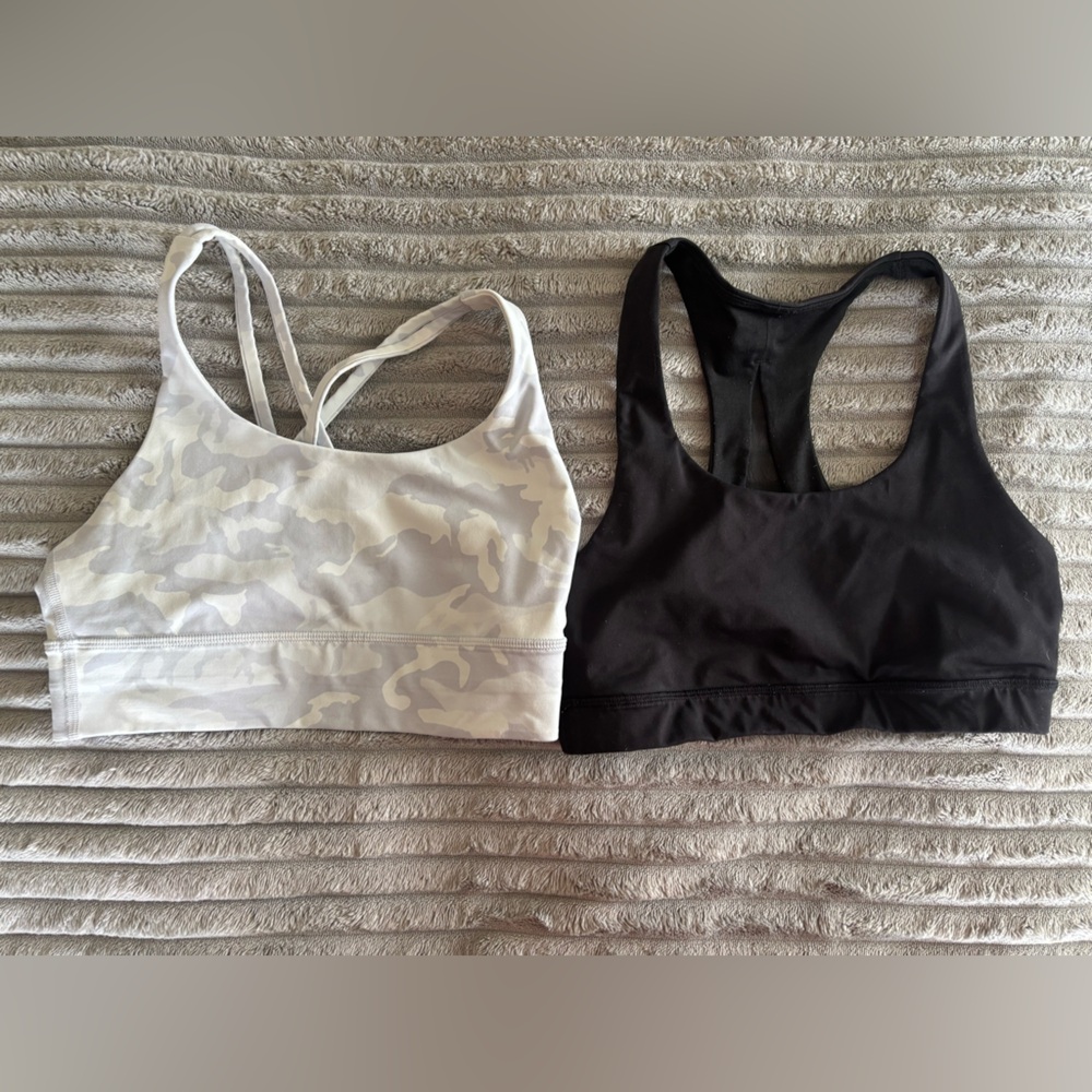 Lululemon as is 2 pack size 6 sports bra no padding